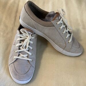 Keds Tan and White Sneakers- Women's 10W